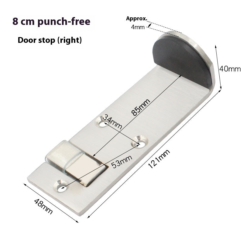 Stainless Steel Door Stop for Home Use