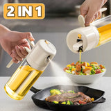 2-in-1 Oil Sprayer & Dispenser for Cooking and BBQ