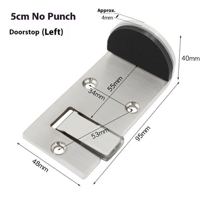 Stainless Steel Door Stop for Home Use