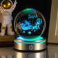 3D Luminous Crystal Ball Night Lamp - Colorful Gradient Decor