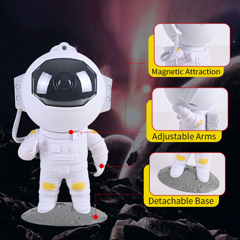 Astronaut Galaxy Star Projector - Starry Sky Night Light & Home Decor