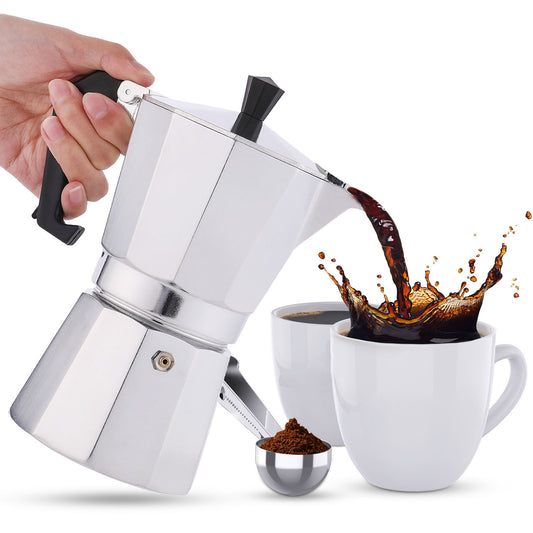 Classic Stovetop Moka Pot Espresso Maker