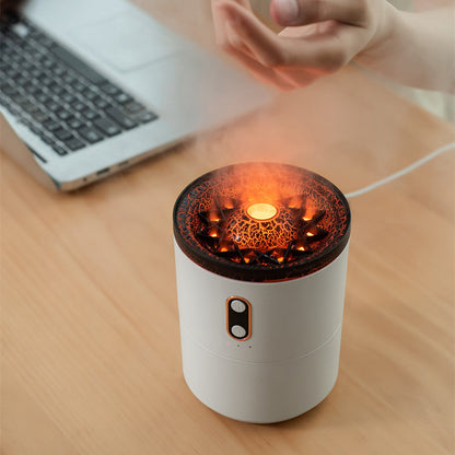 Volcanic Flame Aroma Diffuser & Humidifier with Night Light