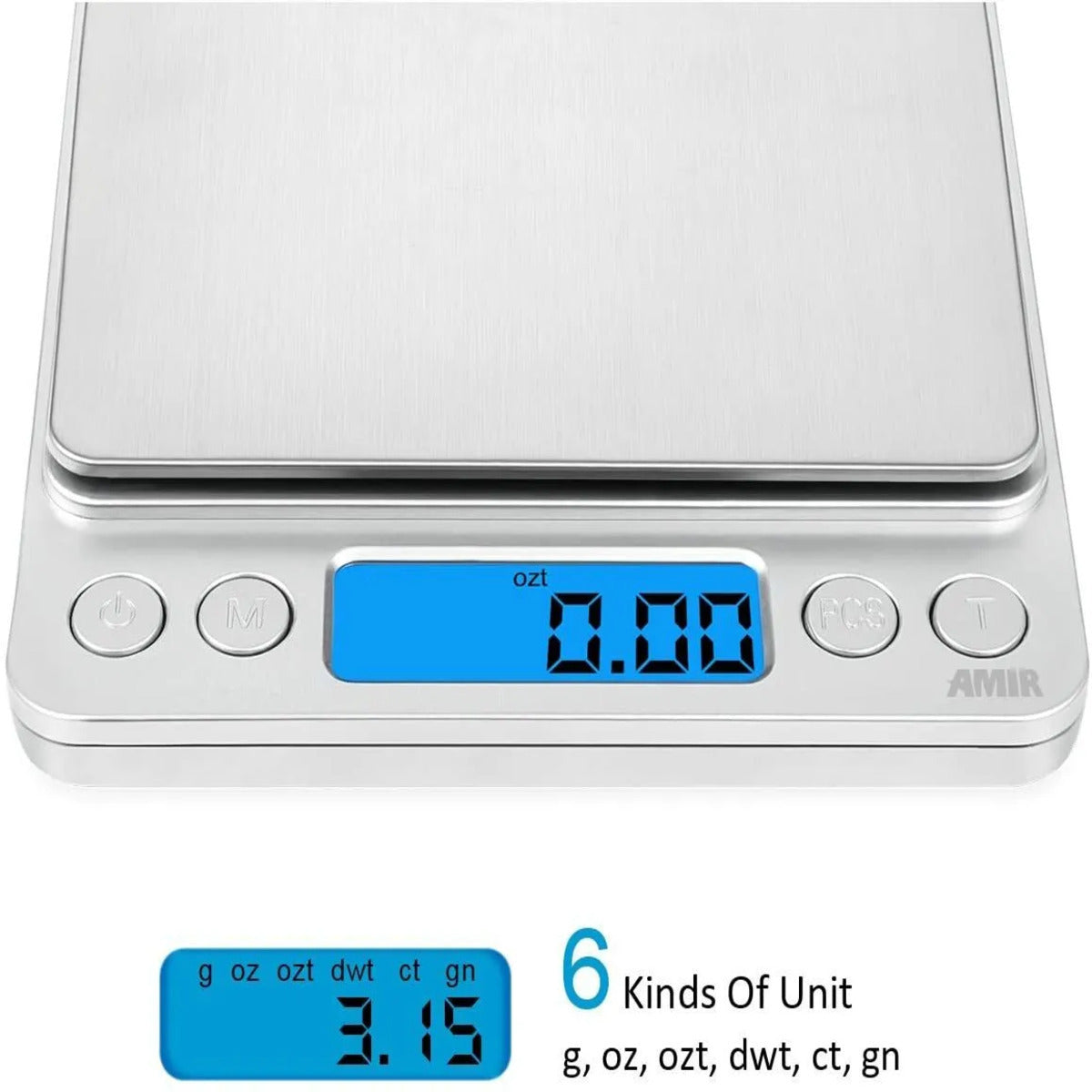 Precision Digital Kitchen Scale - Perfect for Food & Diet