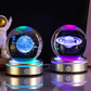 3D Luminous Crystal Ball Night Lamp - Colorful Gradient Decor