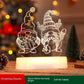 3D Acrylic LED Night Light - Christmas & Holiday Decoration Gift