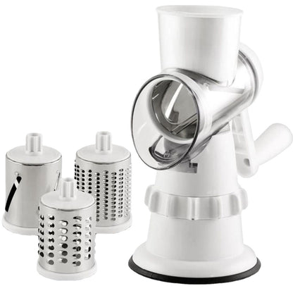 3-in-1 Manual Vegetable Slicer & Grater for Kitchen