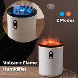 Volcanic Flame Aroma Diffuser & Humidifier with Night Light