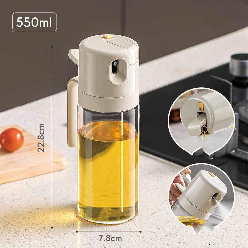 2-in-1 Oil Sprayer & Dispenser for Cooking and BBQ