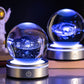 3D Luminous Crystal Ball Night Lamp - Colorful Gradient Decor